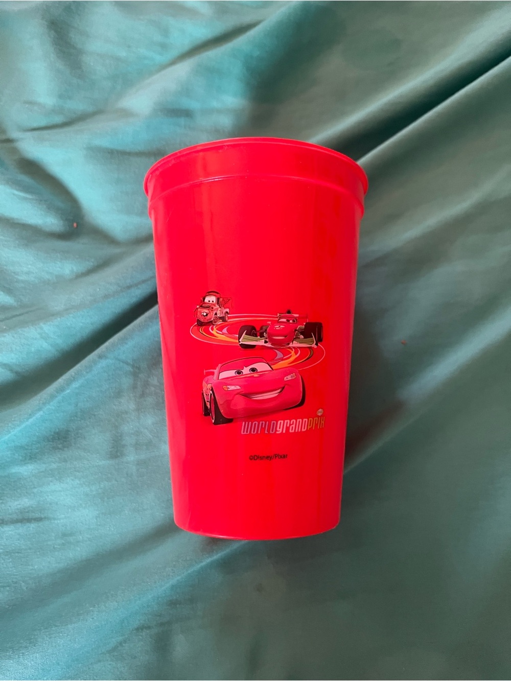 Disney Pixar Cars Red Plastic Cup